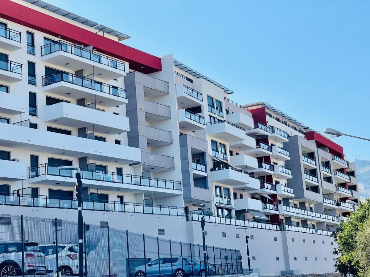 Ajaccio T2 Grand Standing Neuf - Centre Ville Et Plages - 4 Personnes - Parking Prive 외부 사진