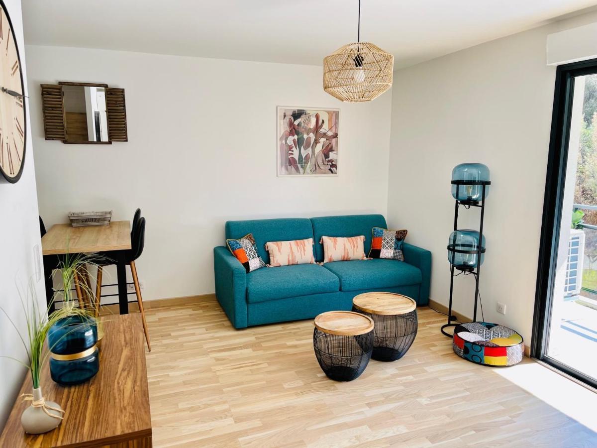 Ajaccio T2 Grand Standing Neuf - Centre Ville Et Plages - 4 Personnes - Parking Prive 외부 사진