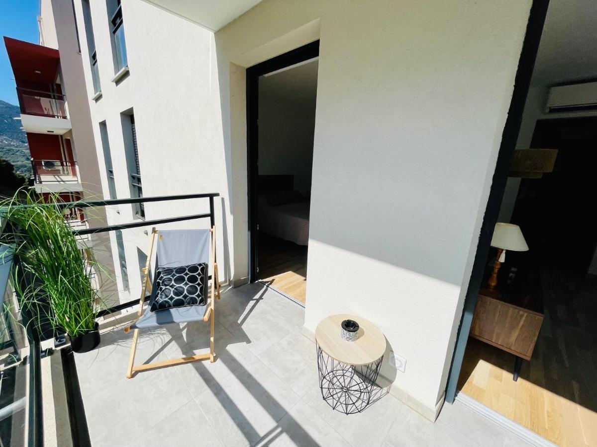 Ajaccio T2 Grand Standing Neuf - Centre Ville Et Plages - 4 Personnes - Parking Prive 외부 사진